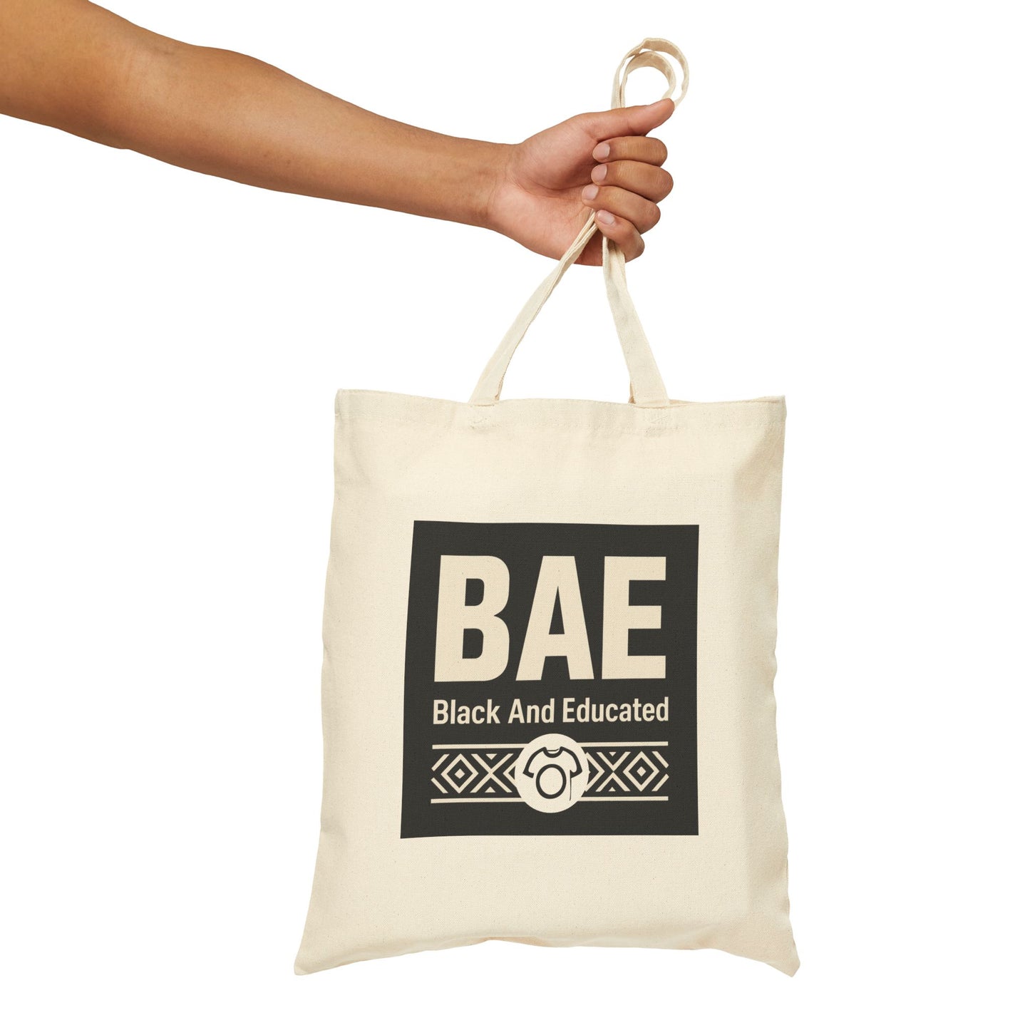 BAE - Black and Educated Cotton Canvas Tote Bag