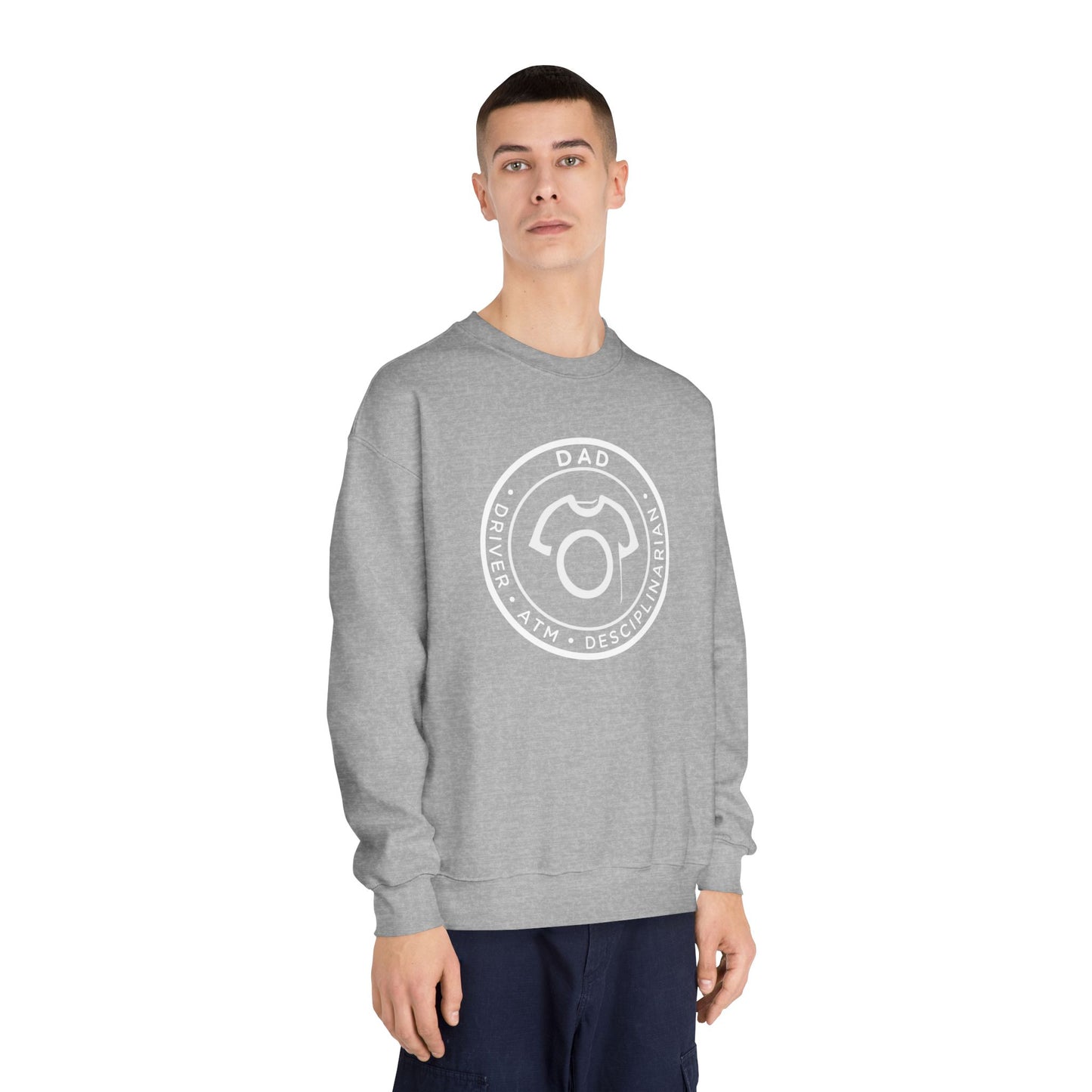 DAD – Funny Dad Cotton Unisex Sweatshirt | Perfect for Father's Day