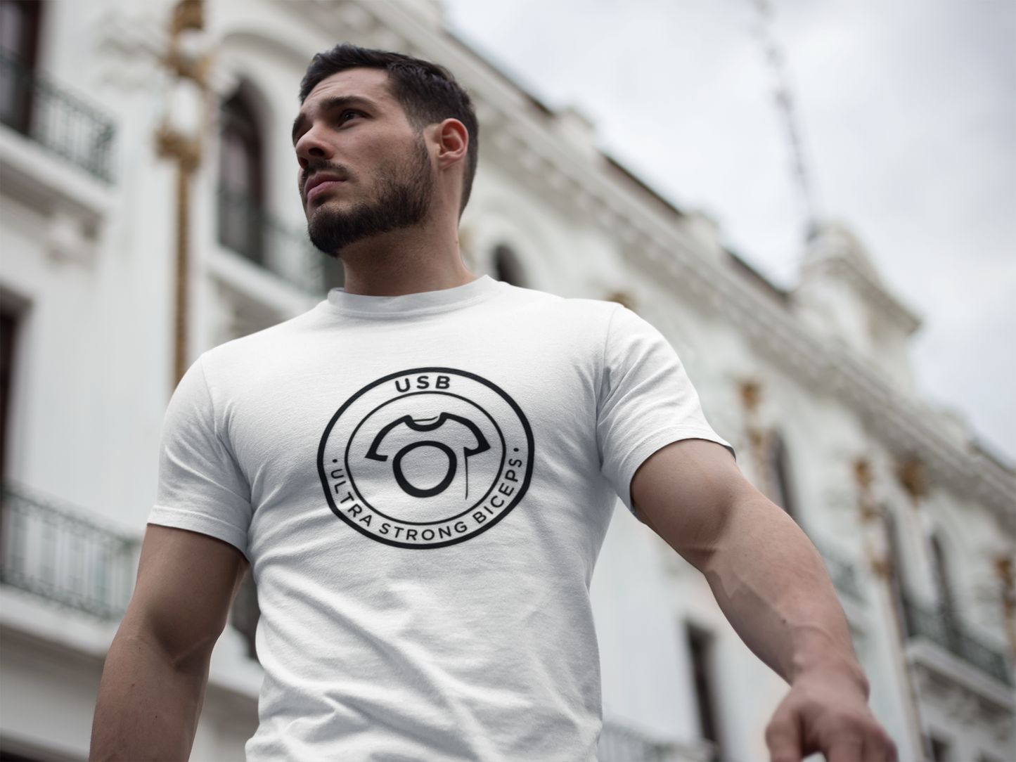 USB – Ultra Strong Biceps | Unisex Cotton Tee