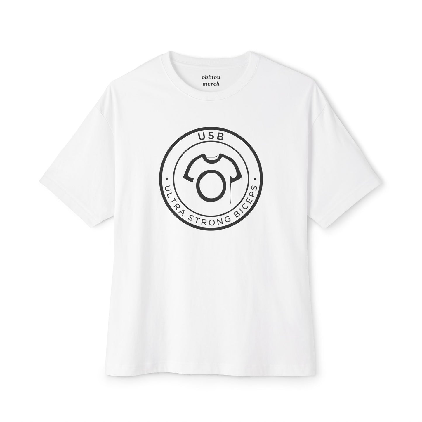 Oversized USB Tee – Ultra Strong Biceps | Unisex Cotton Tee