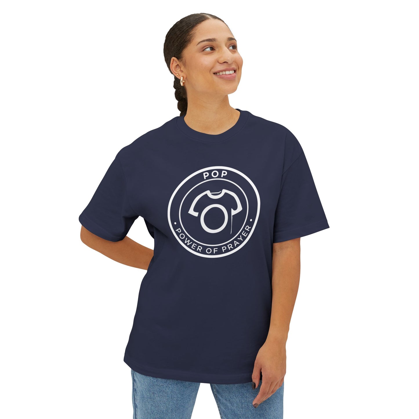 Oversized POP Tee - Power Of Prayer | Unisex Ultra Cotton Tee