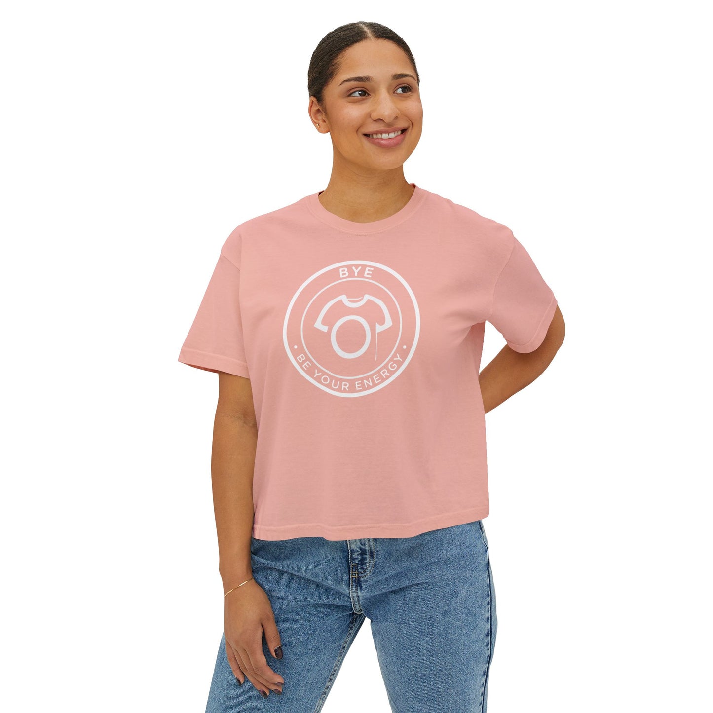 BYE Tee - Be Your Energy | Empowering Women's Boxy Tee