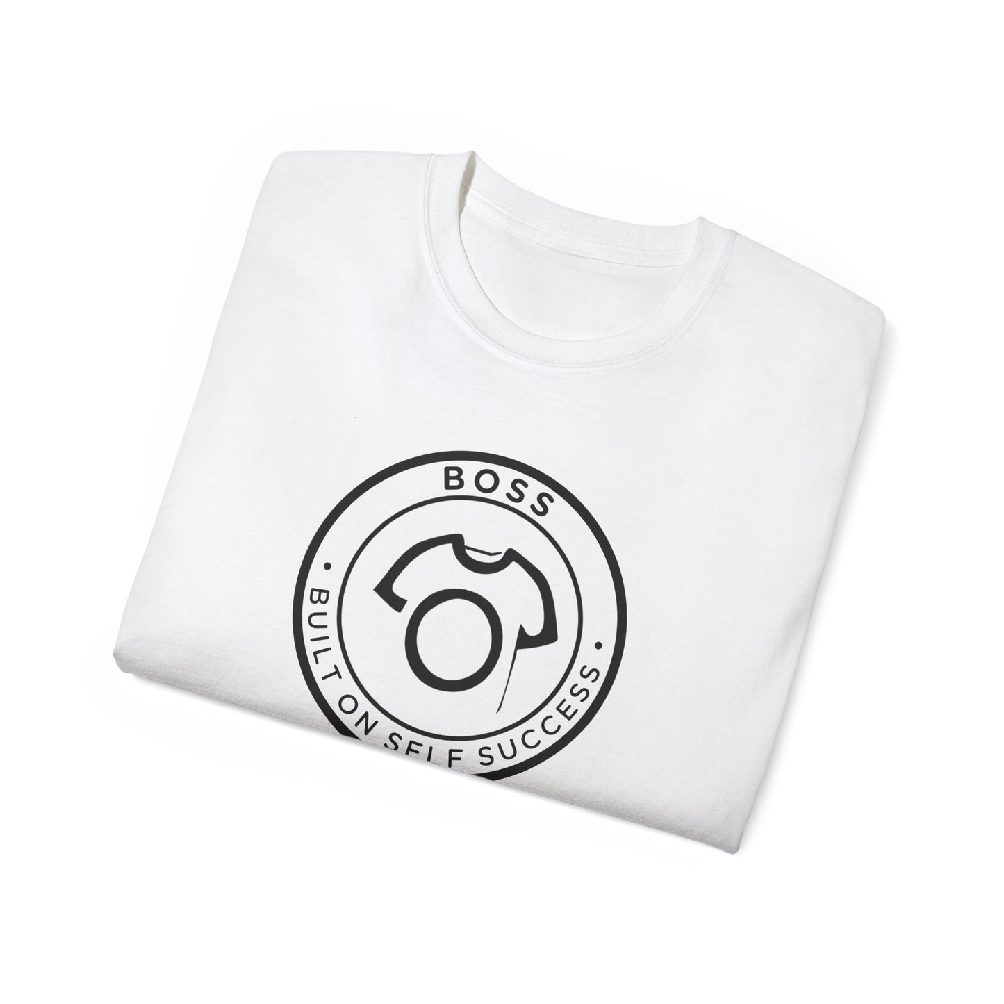 BOSS - Built On Self Success | Unisex Ultra Cotton Tee – Motivational Graphic Shirt for Entrepreneurs & Go-Getters