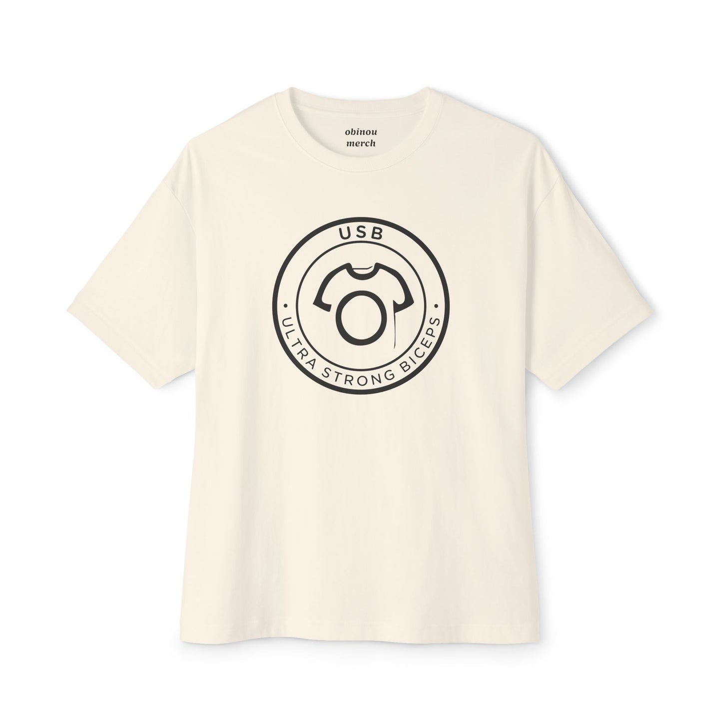 Oversized USB Tee – Ultra Strong Biceps | Unisex Cotton Tee
