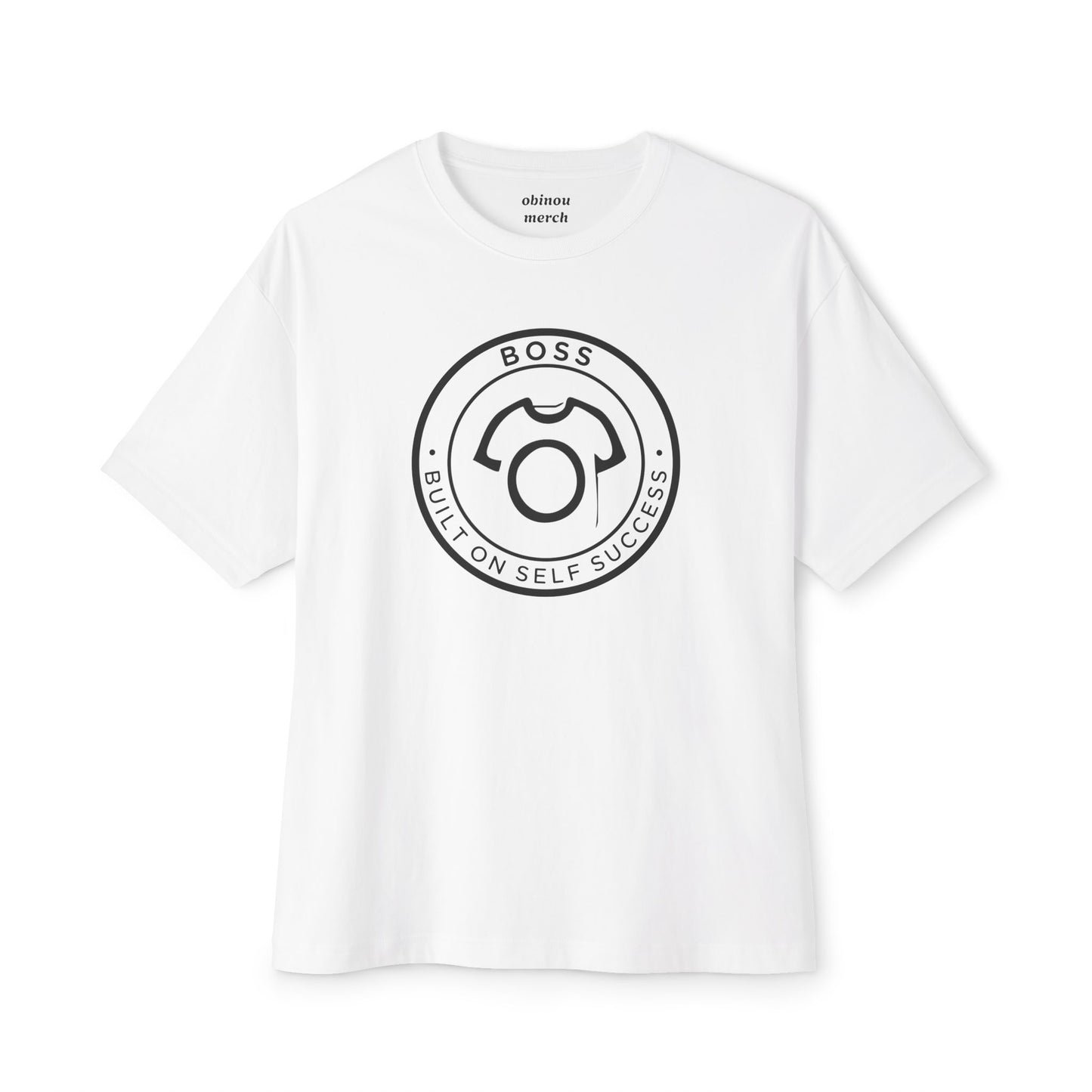 Oversized BOSS Tee - Built On Self Success | Unisex Ultra Cotton Tee – for Entrepreneurs & Go-Getters