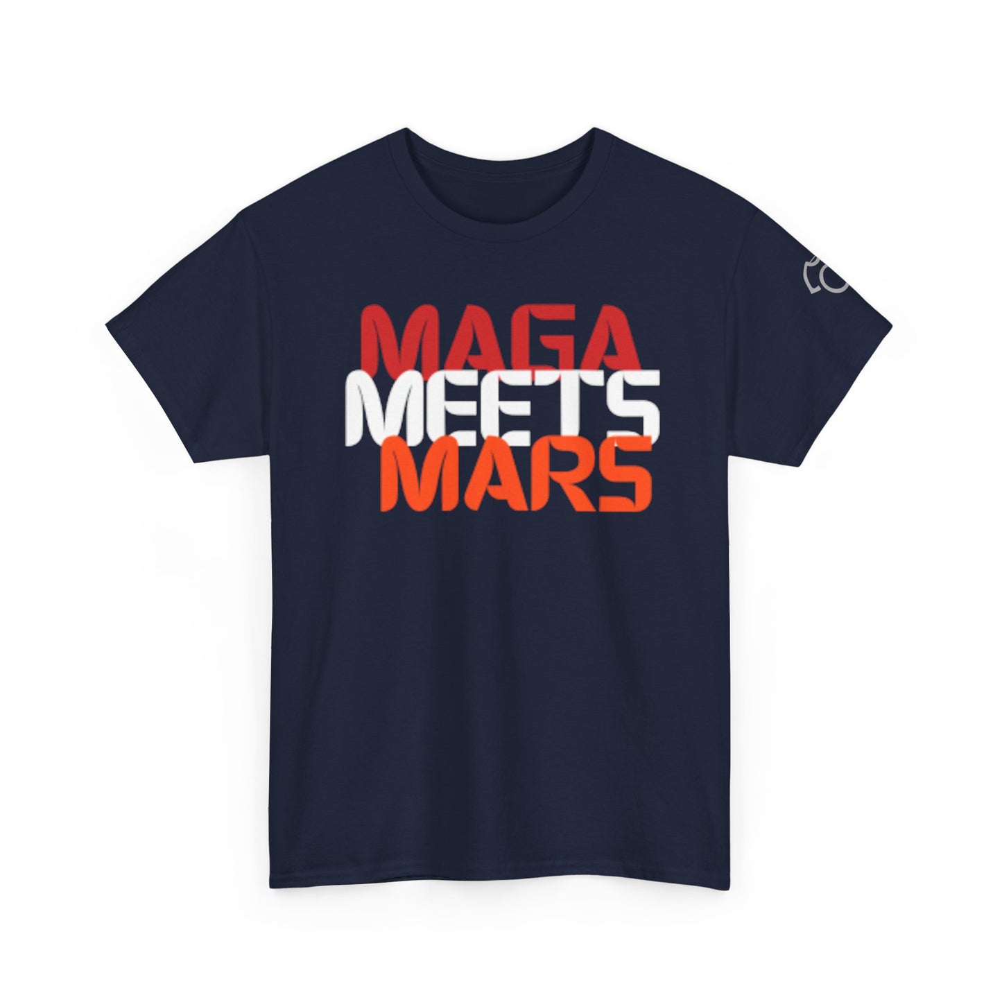 Maga Meets Mars | Unisex Cotton Tee - Humor Goes Galactic