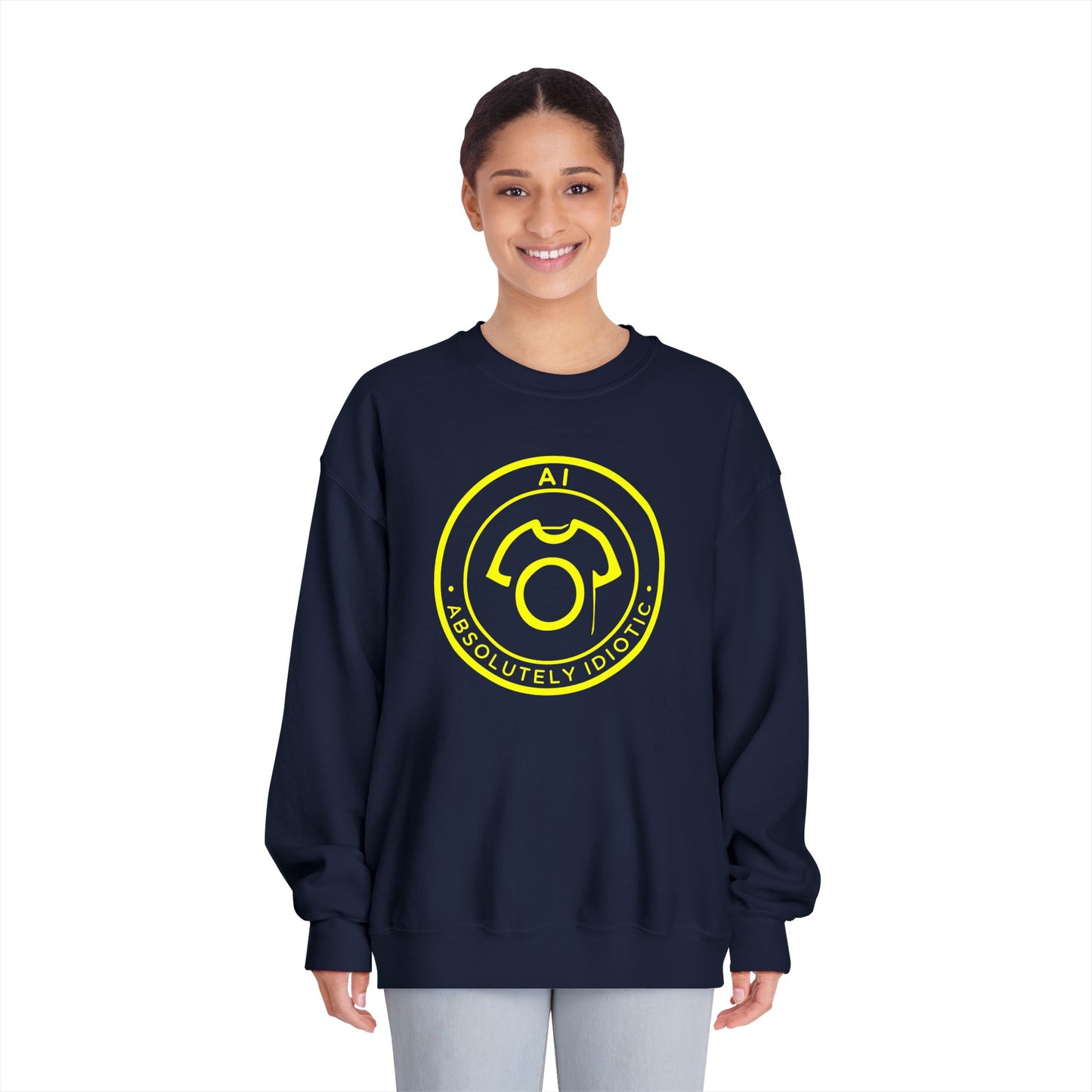 AI – Absolutely Idiotic | Unisex Sweatshirt