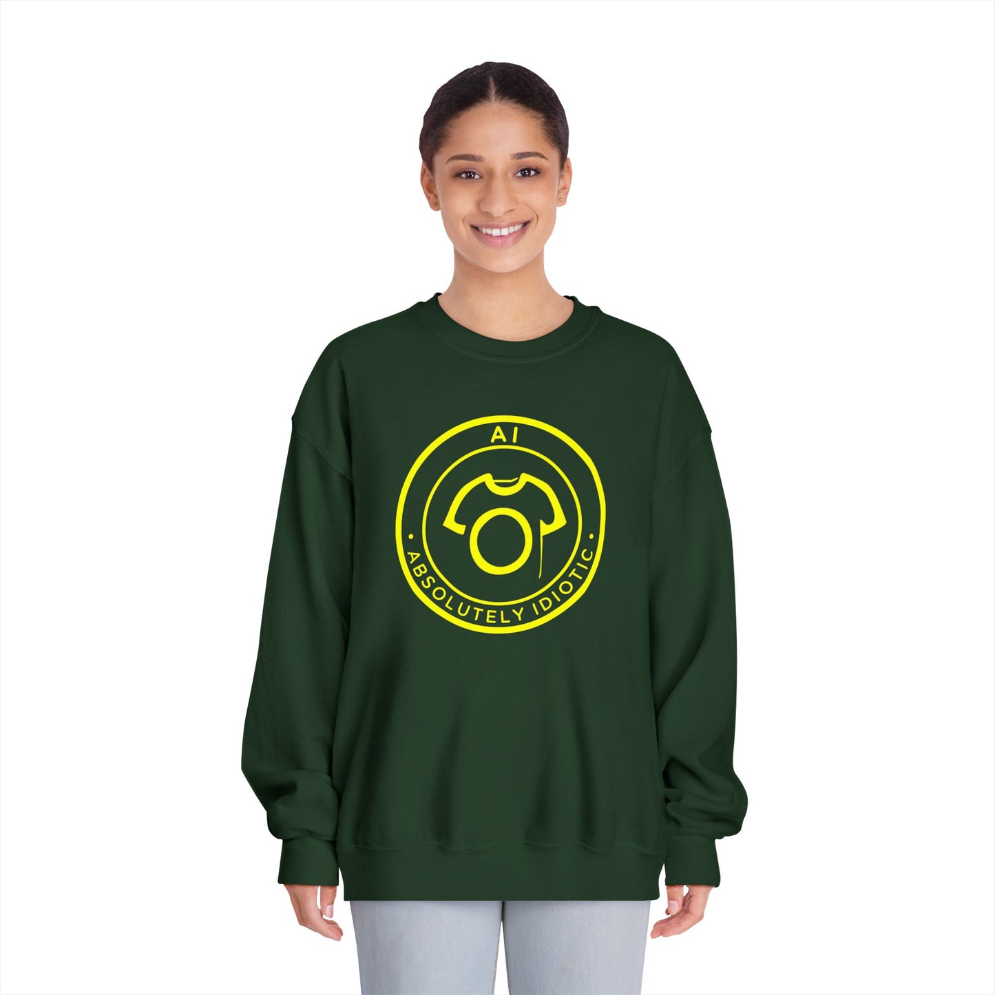 AI – Absolutely Idiotic | Unisex Sweatshirt