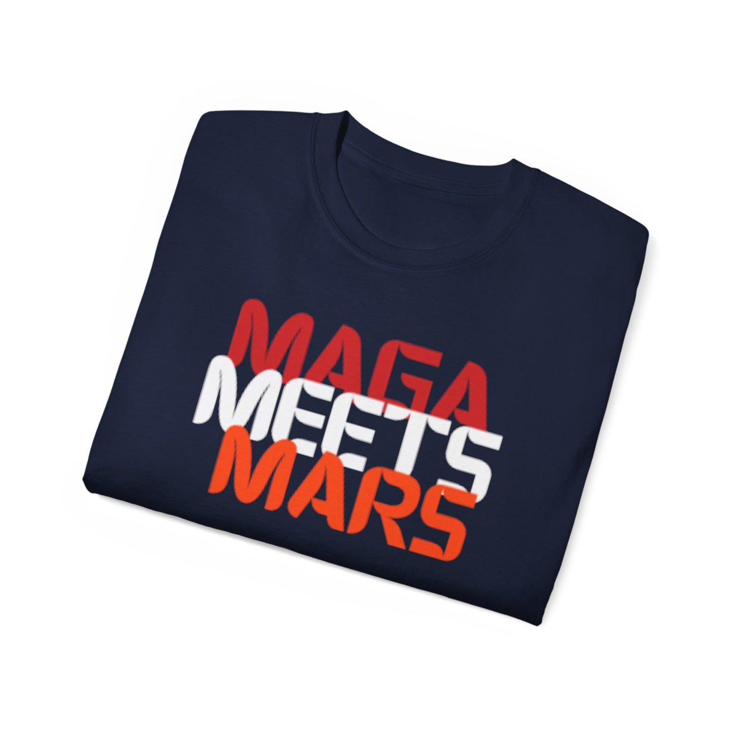 Maga Meets Mars | Unisex Ultra Cotton Tee - Humor Goes Galactic