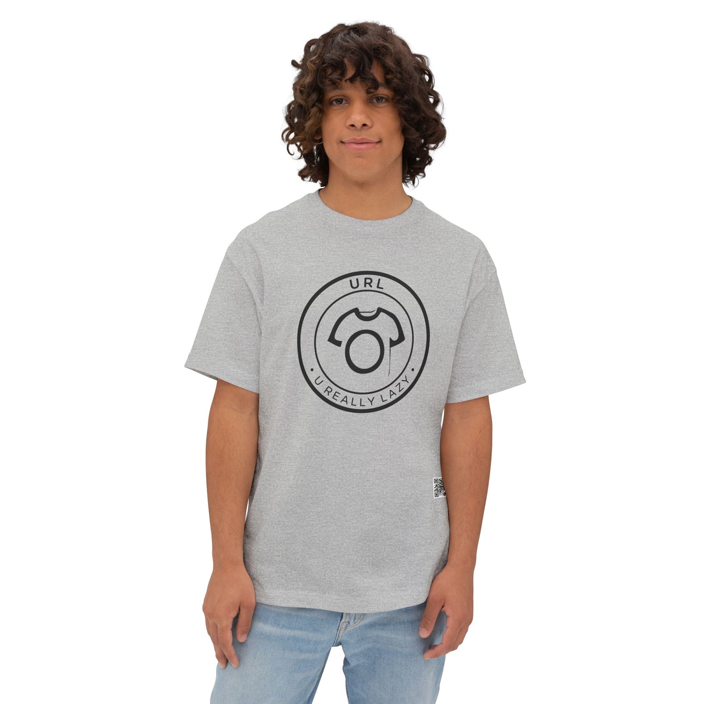 Oversized URL Tee – U Really Lazy | Unisex Cotton Tee - For Nap Lovers