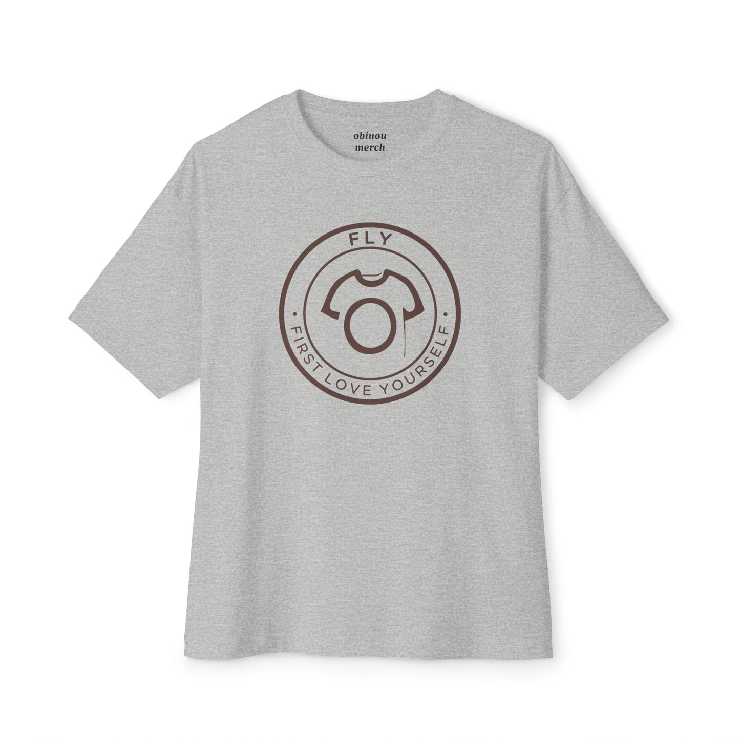 Oversized FLY Tee – First Love Yourself | Unisex Cotton Tee - Inspirational Self-Love Tee