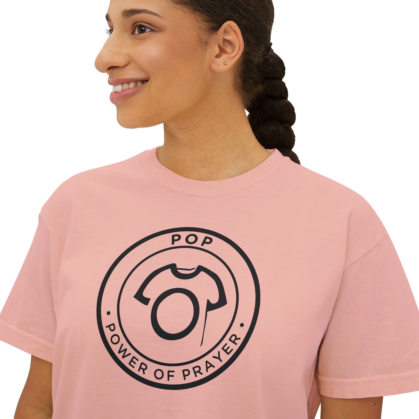 POP - Power Of Prayer | Women's Boxy Tee