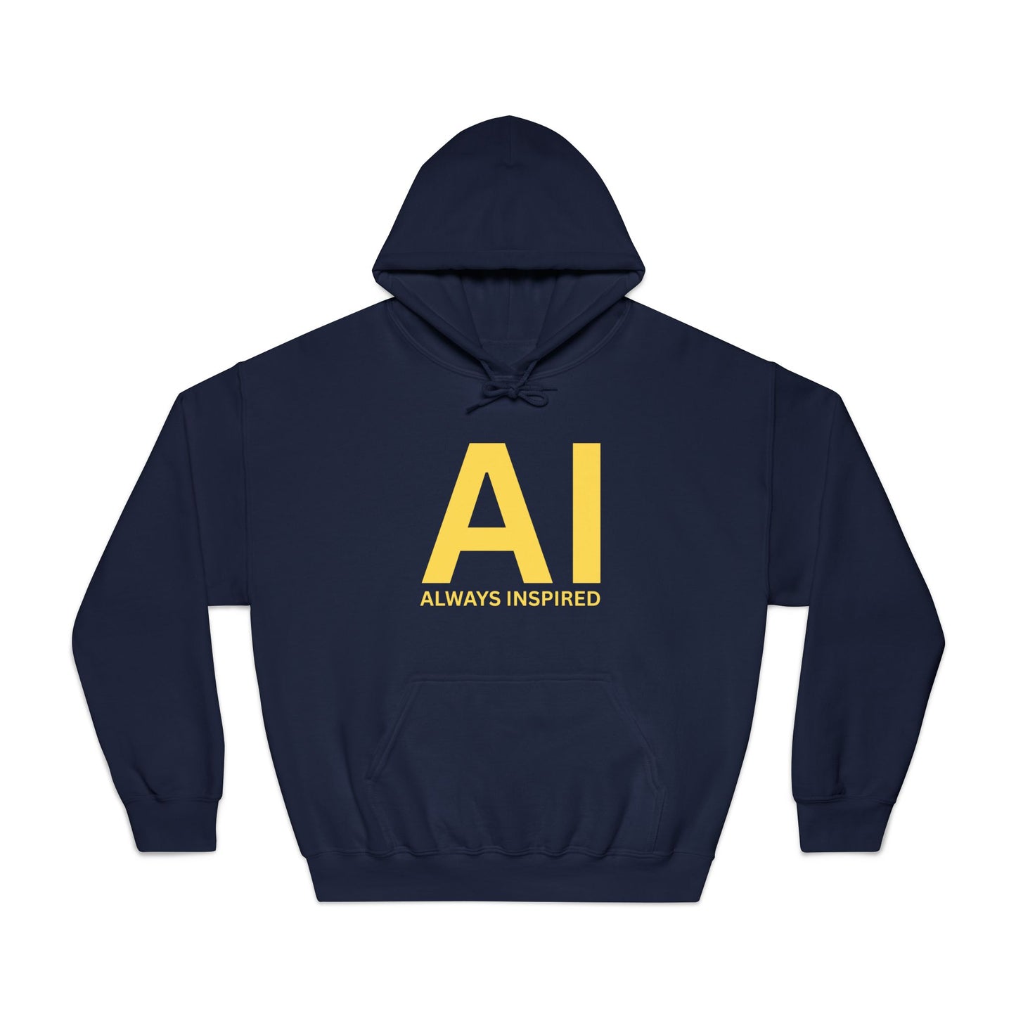 AI – Always Inspired | Tech Savvy Unisex Hoodie - Bold