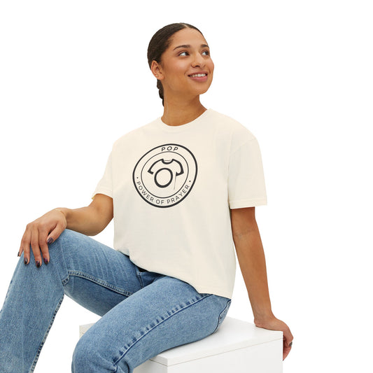 POP - Power Of Prayer | Women's Boxy Tee