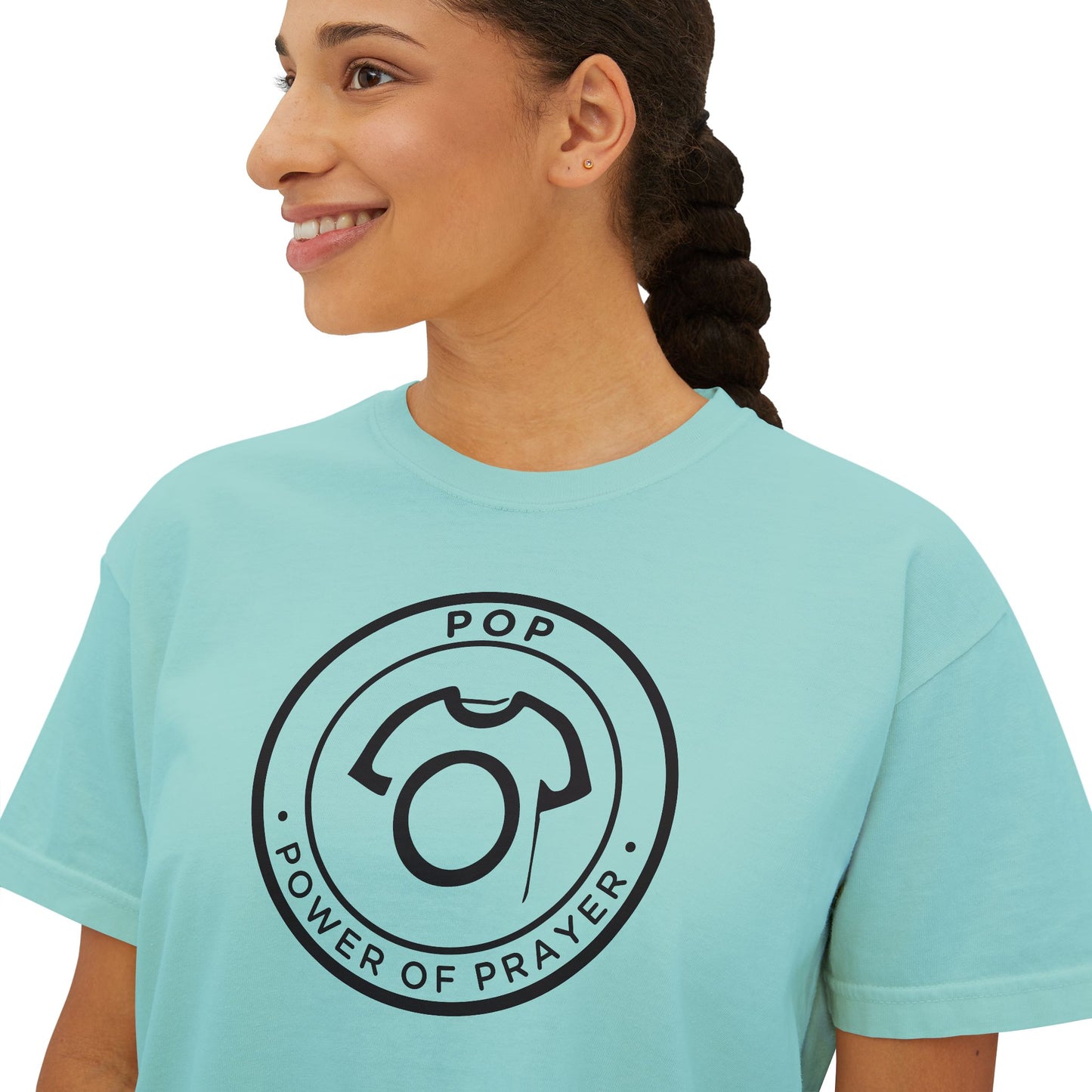 POP - Power Of Prayer | Women's Boxy Tee