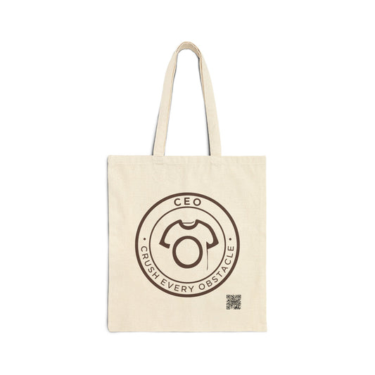 CEO Tote – Crush Every Obstacle | Canvas Tote Bag - Empowering Everyday Carry